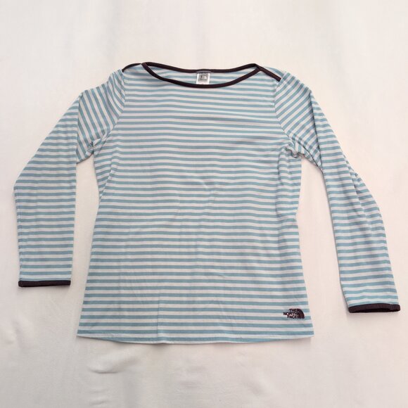 The North Face Women's Striped‎ Vapor-Wick Long Sleeve Tee L - Picture 2 of 10